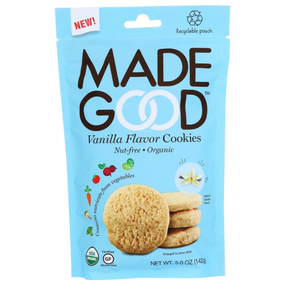 MADEGOOD: Cookie Vanilla Organic 5 oz (Pack of 5) - MADEGOOD