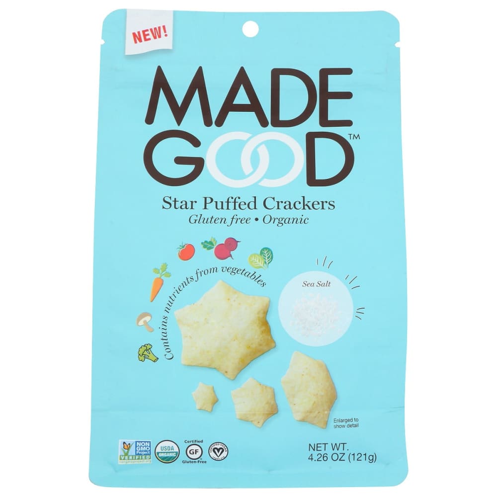 MADEGOOD: Cracker Sea Salt Org 4.25 oz (Pack of 5) - Crackers > Crackers Snack & Sandwich - MADEGOOD