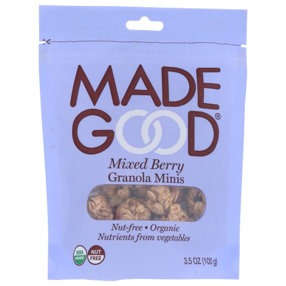 MADEGOOD: Mixed Berry Granola Minis 3.5 oz (Pack of 5) - MADEGOOD