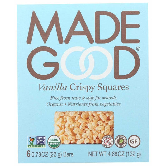 MADEGOOD MADEGOOD Rice Crispy Vanilla Sq, 4.68 oz