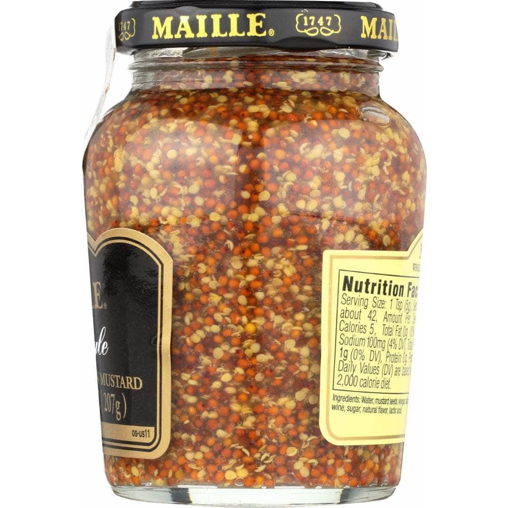 MAILLE Maille Old Style Whole Grain Dijon Mustard, 7.3 Oz