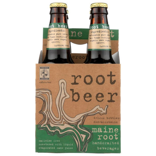 MAINE ROOT: Root Beer Caffeine Free 4 Count (12 oz each) 48 oz (Pack of 4) - Grocery > Beverages > Sodas - MAINE ROOT
