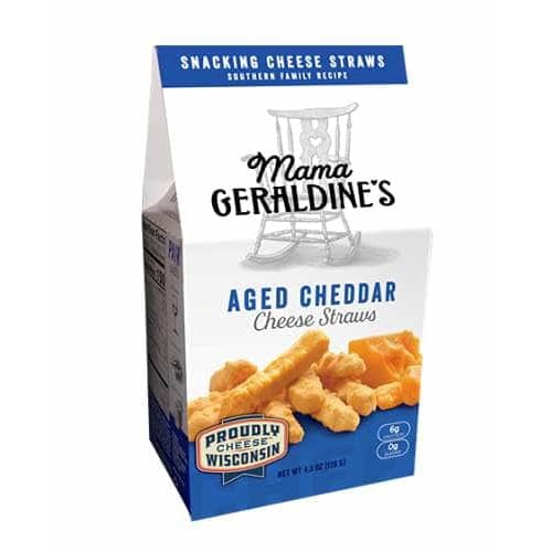 MAMA GERALDINES Grocery > Snacks > Chips > Snacks Other MAMA GERALDINES: Cheese Straw Trad, 4.5 oz