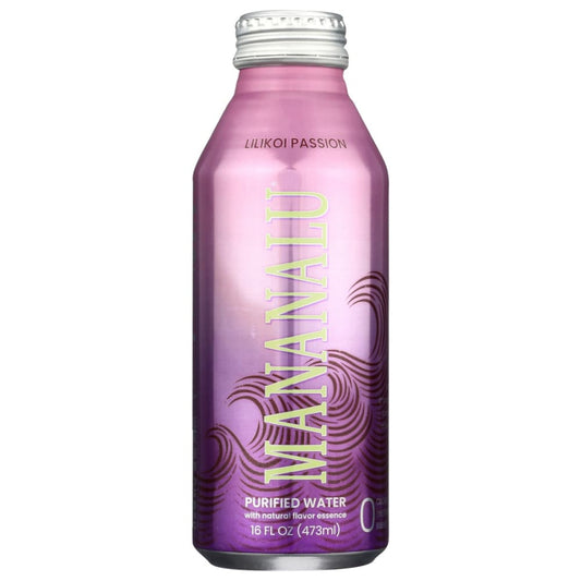 MANANALU: Lilikoi Passion Purified Water 16 fo (Pack of 6) - Grocery > Beverages > Water - MANANALU