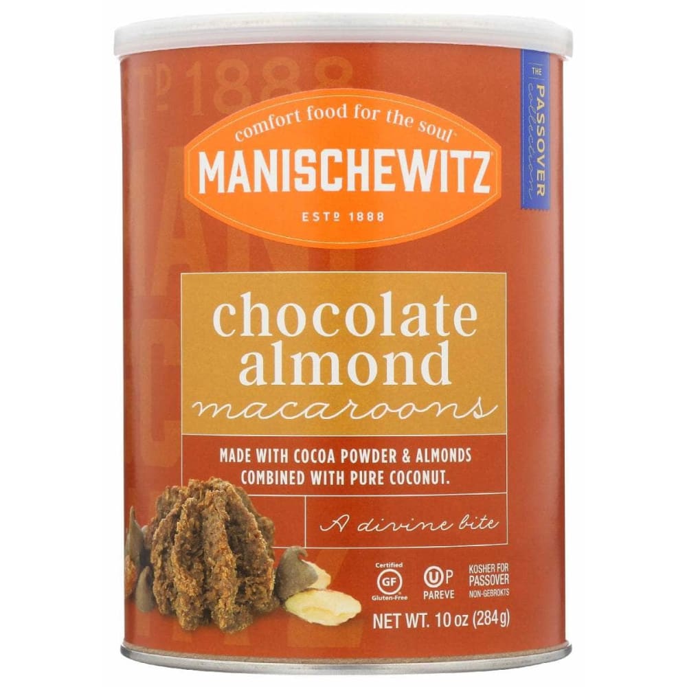 MANISCHEWITZ MANISCHEWITZ Chocolate Almond Macaroons Cookie, 10 oz
