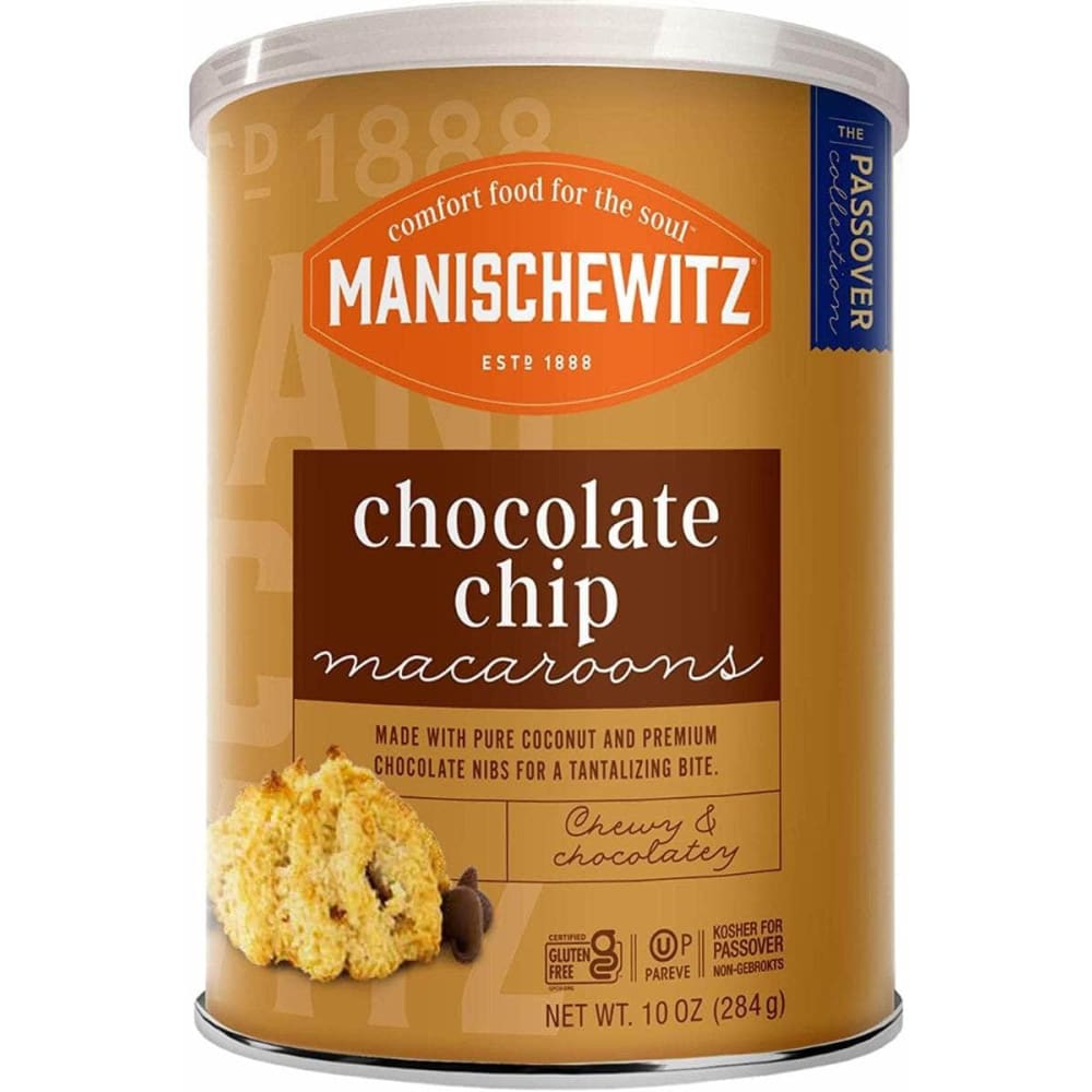 MANISCHEWITZ MANISCHEWITZ Chocolate Chip Macaroons Cookie, 10 oz