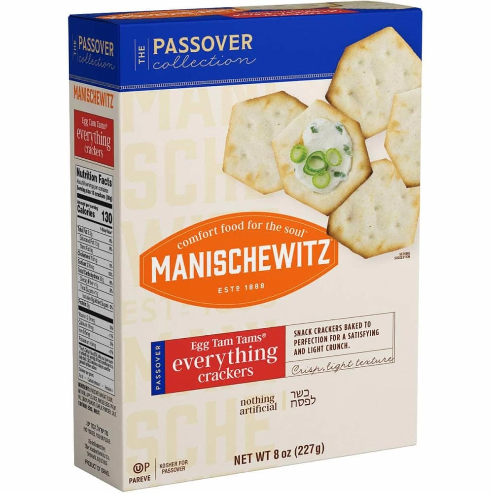 MANISCHEWITZ MANISCHEWITZ Egg Tam Tams Everything Crackers, 8 oz