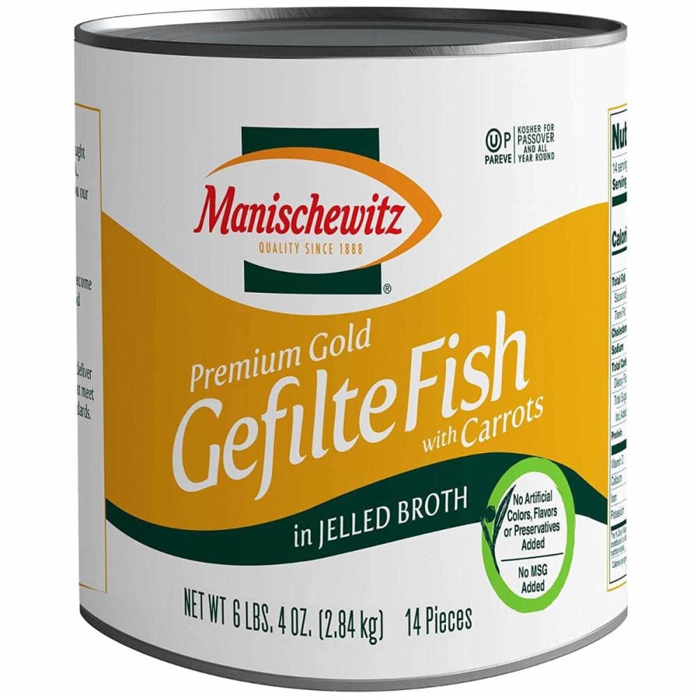 MANISCHEWITZ Manischewitz Fish Gefilte Jel Premgold 14Pc, 7 Lb