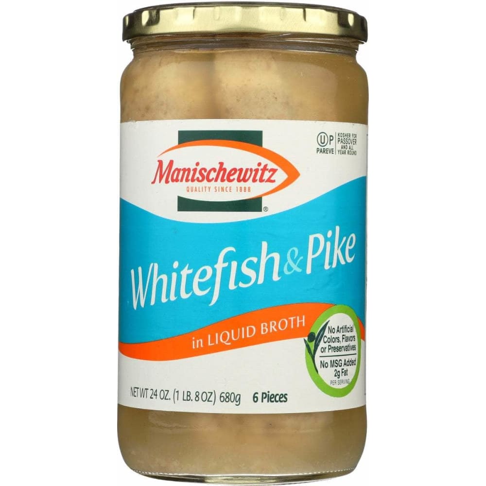 MANISCHEWITZ Manischewitz Fish Pike & White Non Jel, 24 Oz