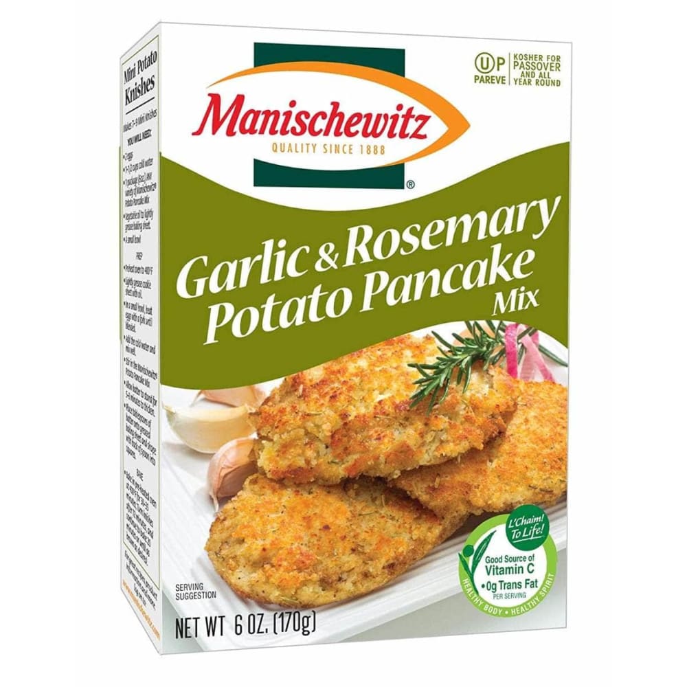 MANISCHEWITZ Manischewitz Garlic & Rosemary Potato Pancake Mix, 6 Oz
