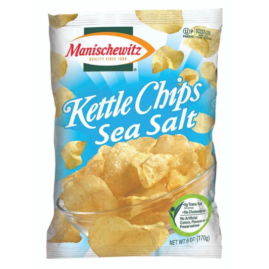 MANISCHEWITZ MANISCHEWITZ Kettle Chips Sea Salt, 6 oz
