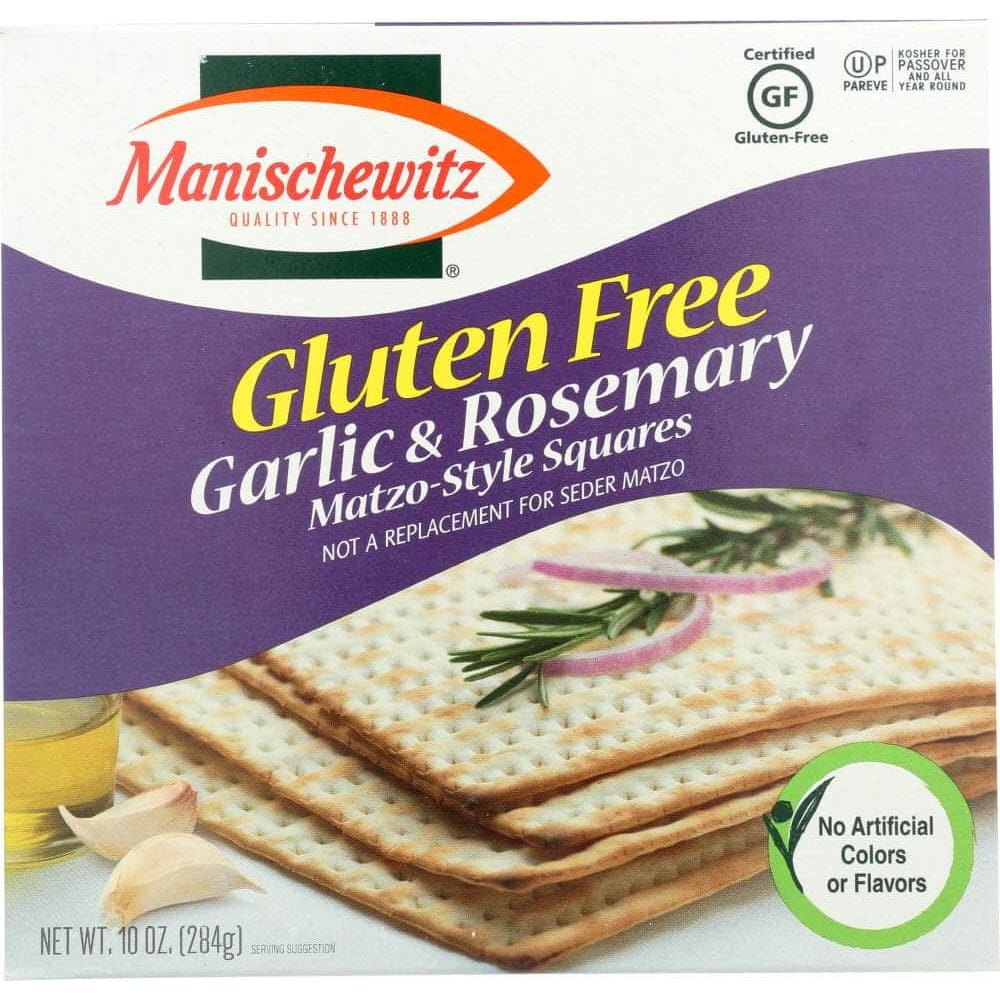 Manischewitz Manischewitz Matzo Garlic Rosemary Gluten Free, 10 oz