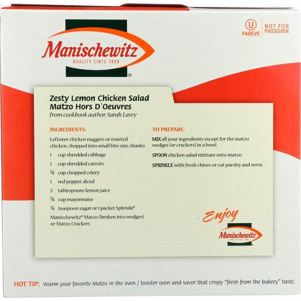 Manischewitz Manischewitz Matzo Thin Salted, 10 oz