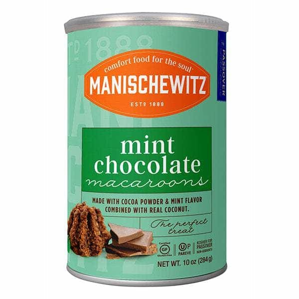 MANISCHEWITZ MANISCHEWITZ Mint Chocolate Macaroons Cookie, 10 oz