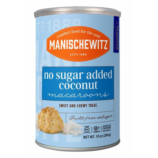 MANISCHEWITZ MANISCHEWITZ No Sugar Added Coconut Macaroons Cookie, 10 oz