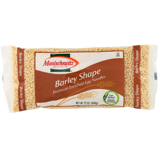 MANISCHEWITZ: Noodle Egg Barley 12 oz (Pack of 5) - Meal Ingredients > Noodles & Pasta - MANISCHEWITZ