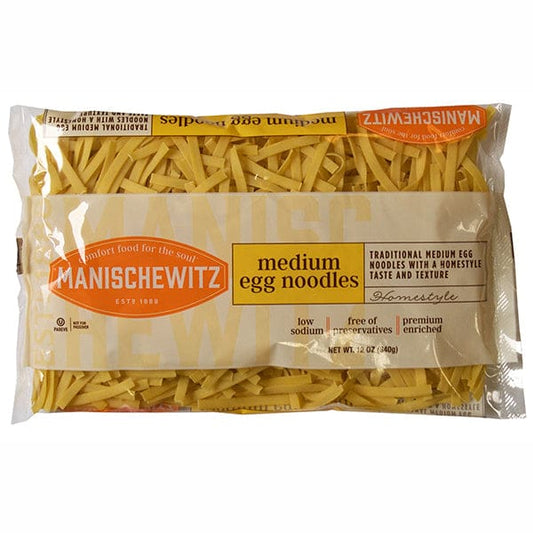 MANISCHEWITZ: Noodles Egg Med Homestyle 12 OZ (Pack of 5) - Grocery > Pantry - MANISCHEWITZ
