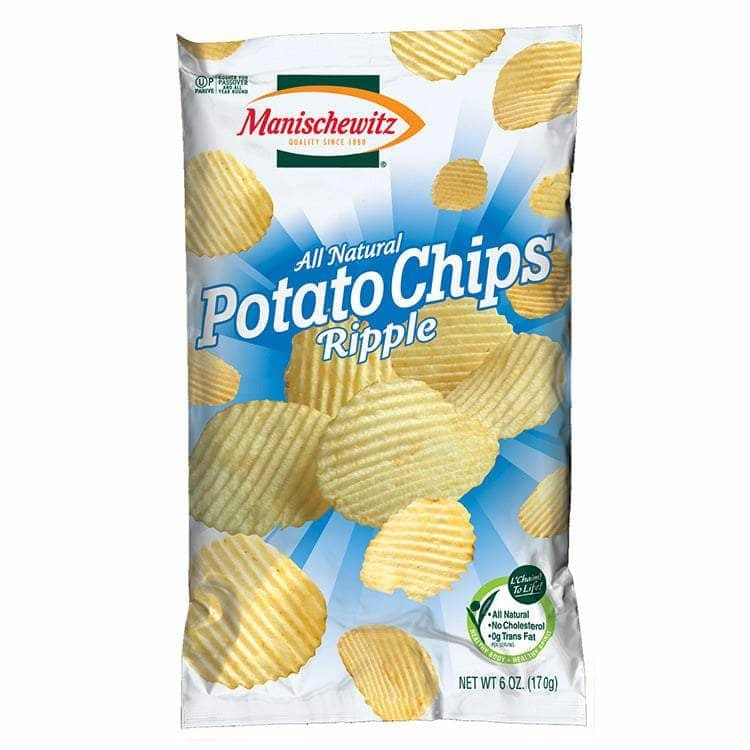 MANISCHEWITZ MANISCHEWITZ Potato Chips Ripple, 6 oz
