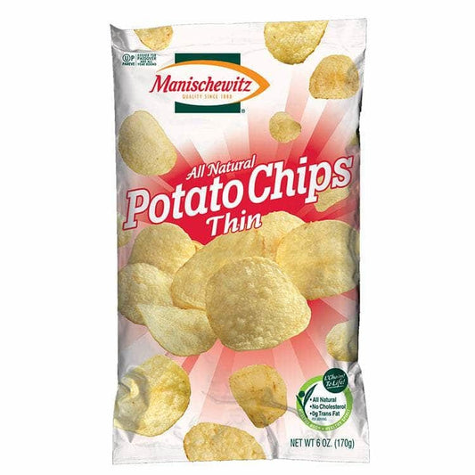 MANISCHEWITZ MANISCHEWITZ Potato Chips Thin, 6 oz