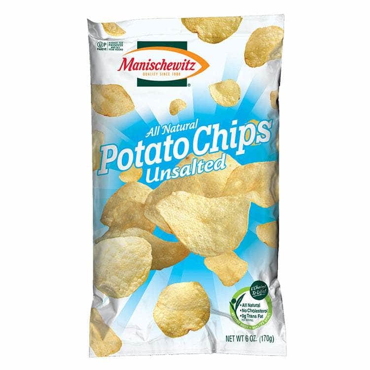 MANISCHEWITZ MANISCHEWITZ Potato Chips Unsalted, 6 oz