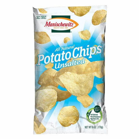 MANISCHEWITZ MANISCHEWITZ Potato Chips Unsalted, 6 oz