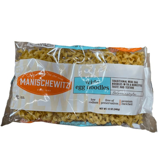 Manischewitz Manischewitz Premium Enriched Wide Egg Noodles, 12 oz