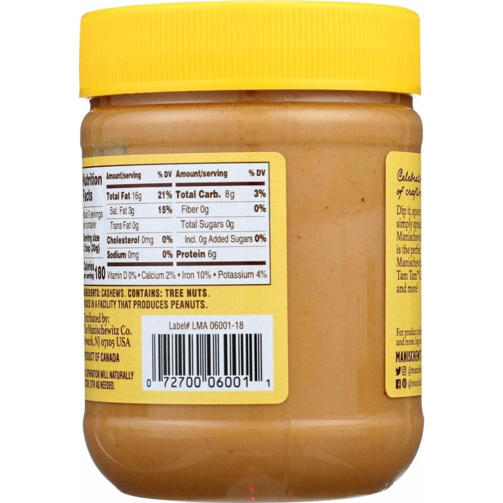MANISCHEWITZ Manischewitz Spread Cashew Butter, 10 Oz