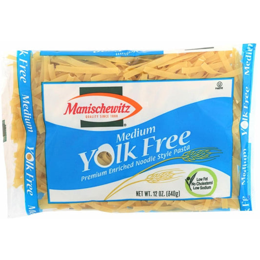 MANISCHEWITZ Manischewitz Yolk Free Medium Noodles, 12 Oz