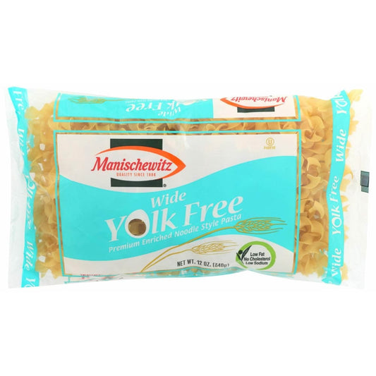 MANISCHEWITZ Manischewitz Yolk Free Wide Noodles, 12 Oz