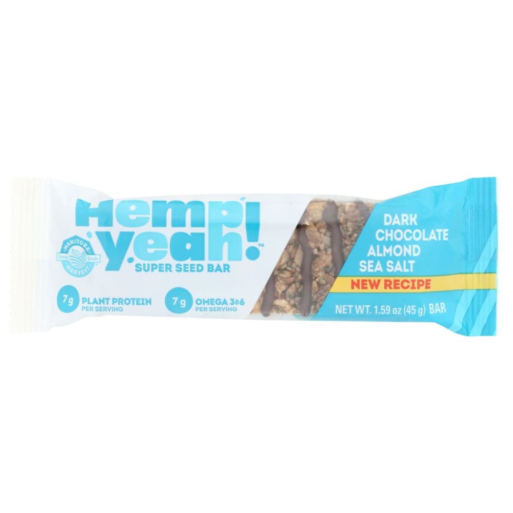 MANITOBA HARVEST: Bar Dark Chocolate Almond Seasalt 1.59 OZ (Pack of 6) - Breakfast > Breakfast Foods - MANITOBA HARVEST
