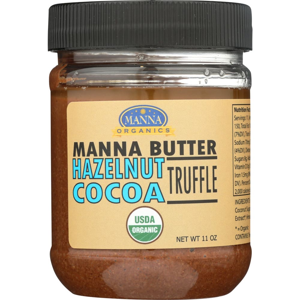 MANNA ORGANICS: Hazelnut Cocoa Truffle 11 oz - Grocery > Dairy Dairy Substitutes and Eggs > Butters > Nut Butter Other & Multi - MANNA
