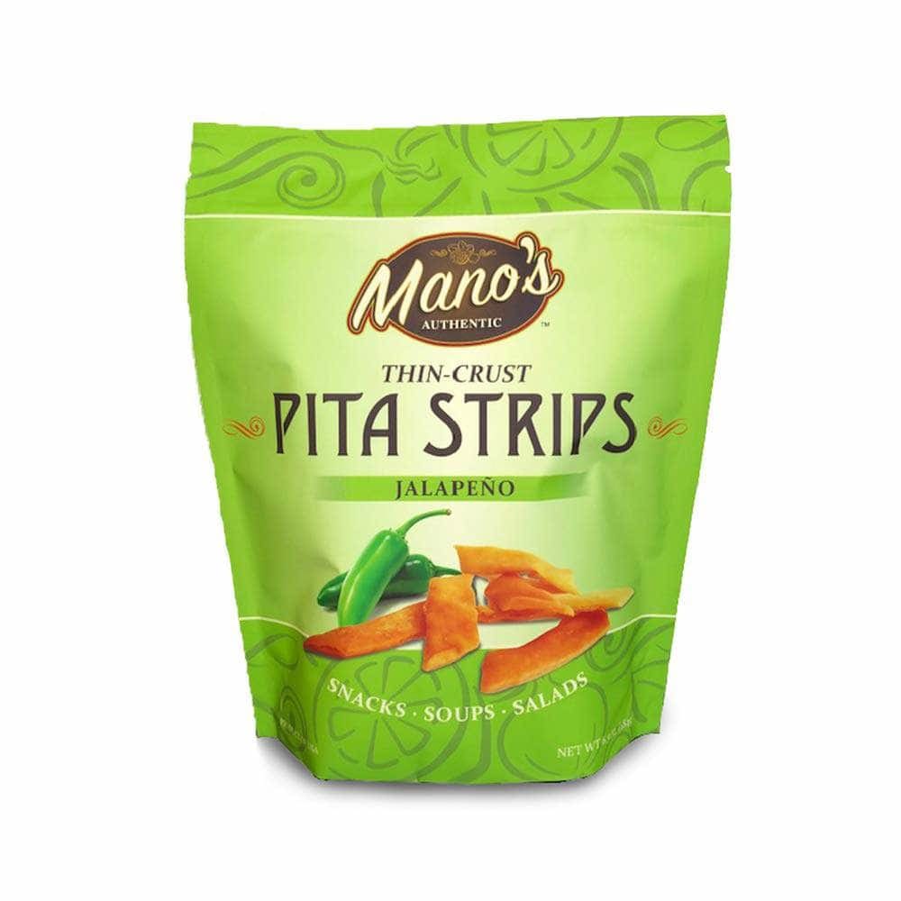 MANO'S AUTHENTIC Grocery > Snacks > Chips > Pita & Bagel Chips MANO'S AUTHENTIC: Pita Strips Jalapeno, 6.5 oz