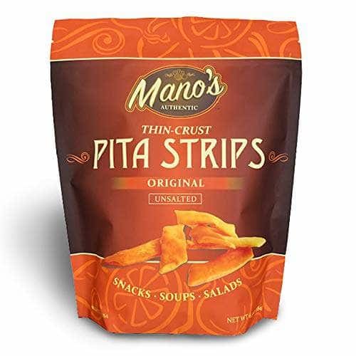 MANO'S AUTHENTIC Grocery > Snacks > Chips > Pita & Bagel Chips MANO'S AUTHENTIC: Pita Strips Original, 6.5 oz
