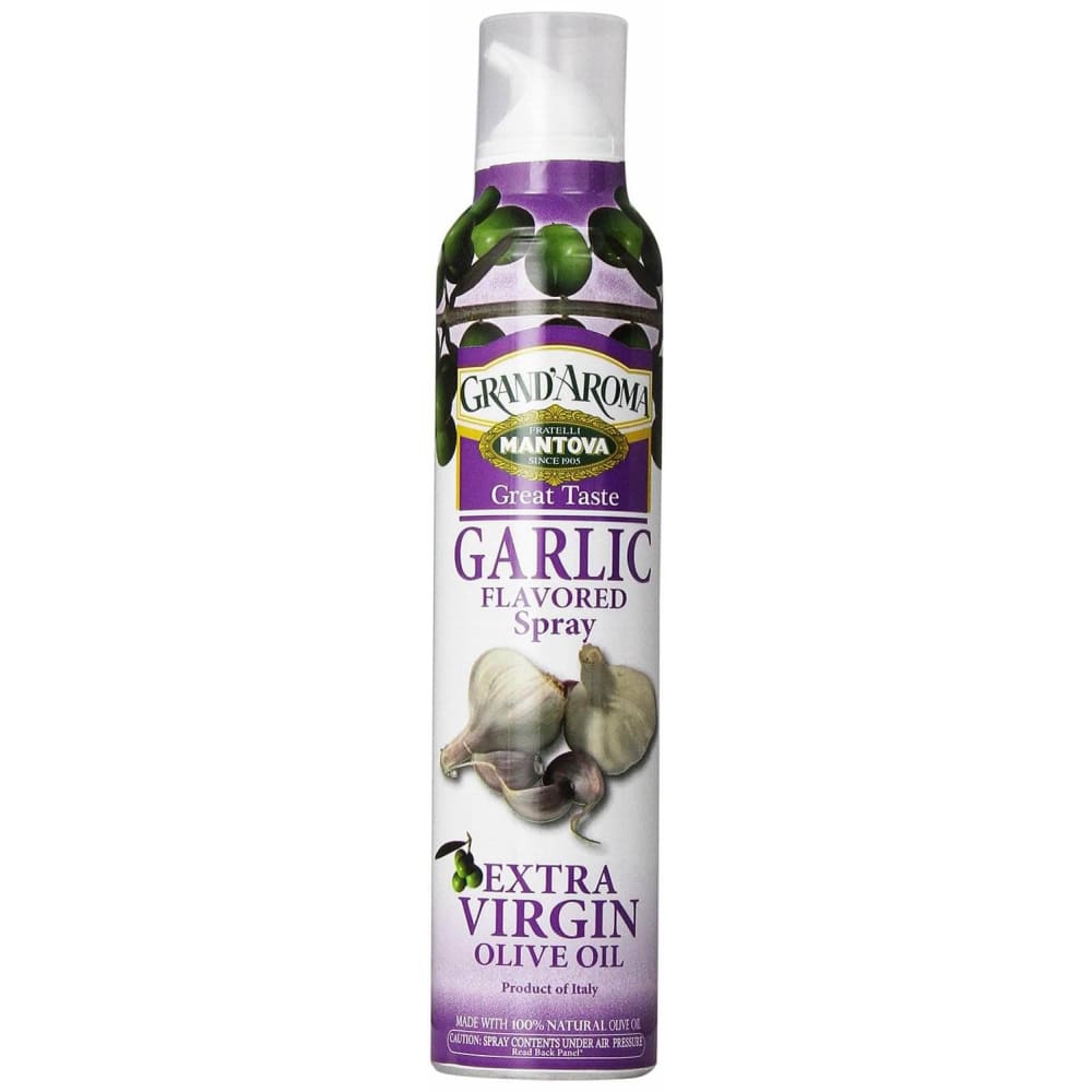 Mantova Mantova Extra Virgin Olive Oil Garlic Flavored Spray, 8 oz