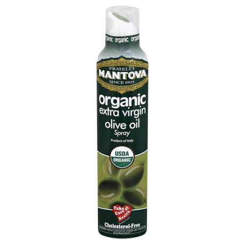 MANTOVA: Oil Spray Evoo Organic 8 OZ (Pack of 3) - MONTHLY SPECIALS > Cooking & Baking > Cooking Oils & Sprays - MANTOVA