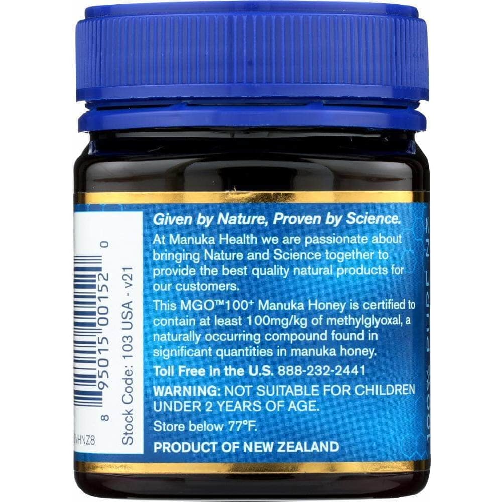 Manuka Health Manuka Health Honey MGO 100 Manuka, 8.8 oz