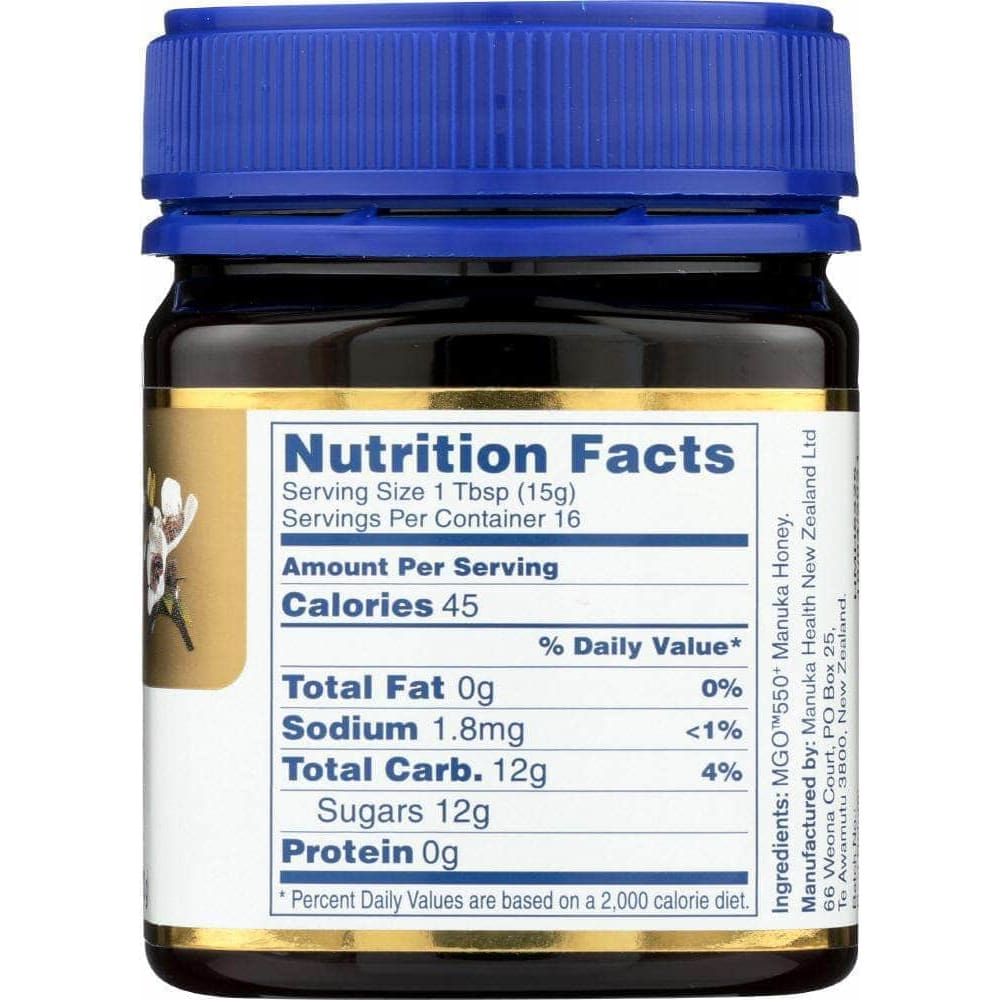 Manuka Health Manuka Health Honey Manuka MGO 550, 8.8 oz