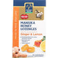 Manuka Health Manuka Health Lozenge Honey  Ginger & Lemon , 15 pc
