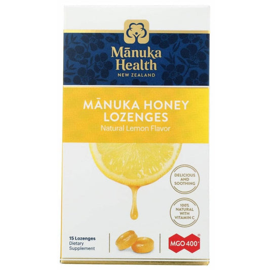 MANUKA HEALTH MANUKA HEALTH Lozenge Hny & Lemon, 15 pc
