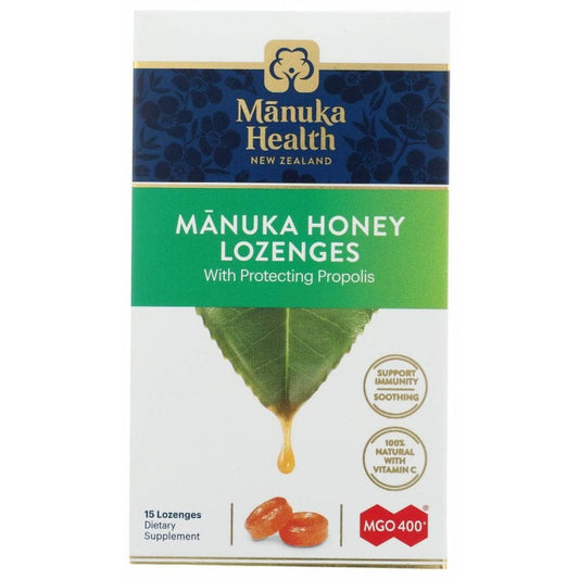 MANUKA HEALTH MANUKA HEALTH Lozenge Hny & Propolis, 15 pc