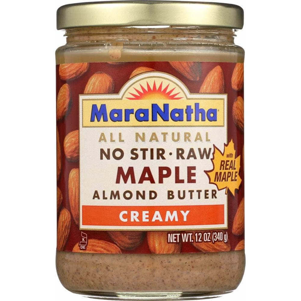 Maranatha Maranatha All Natural No Stir Raw Maple Almond Butter Creamy, 12 oz