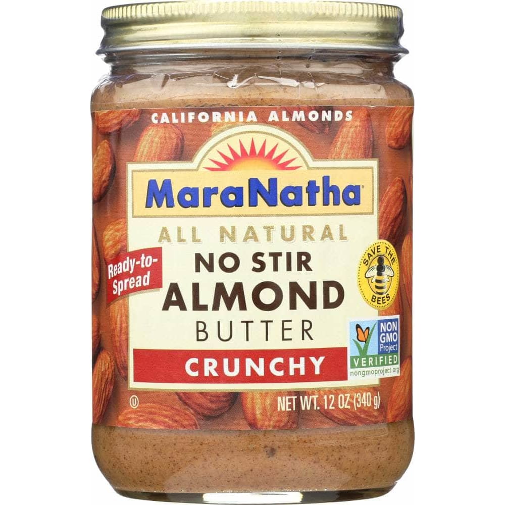 Maranatha Maranatha No Stir Almond Butter Crunchy, 12 oz