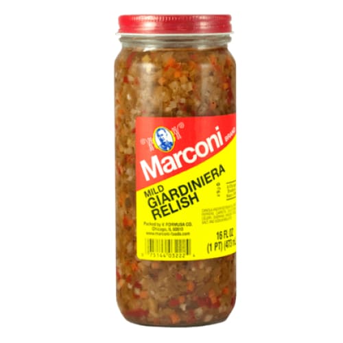 ShelHealth MARCONI Mild Giardiniera Relish, 16 oz