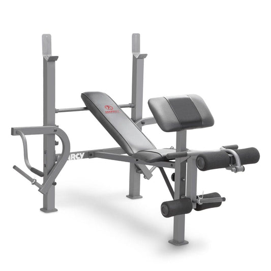 Marcy Diamond Elite Standard Weight Bench Butterfly Attachment & Leg Developer - Fitness Equipment - Marcy