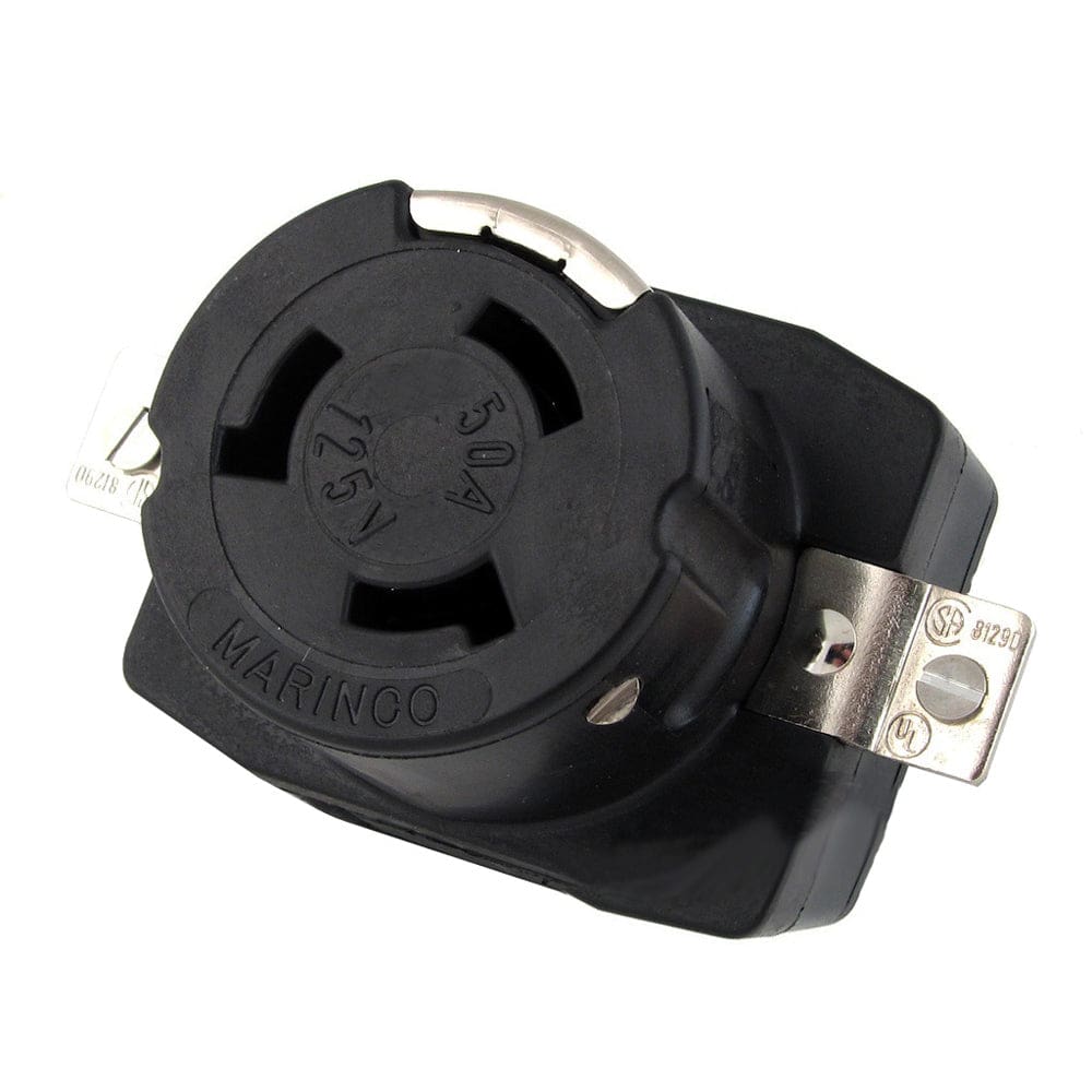 Marinco 6370CR 50Amp/ 125V Wire Dockside Receptacle - Electrical | Shore Power,Boat Outfitting | Shore Power - Marinco