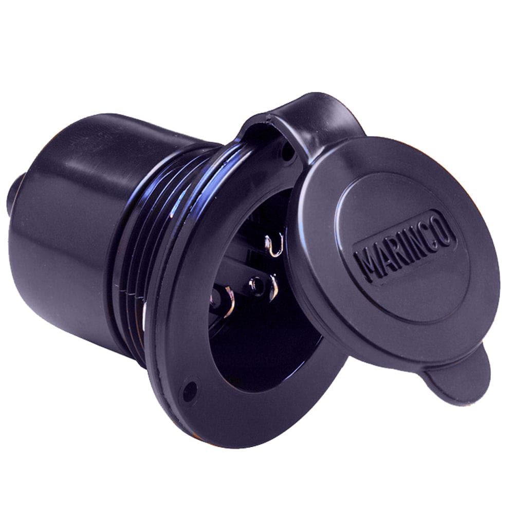 Marinco Marine On-Board Hard Wired Charger Inlet - 15Amp - Black - Electrical | Shore Power,Boat Outfitting | Shore Power - Marinco