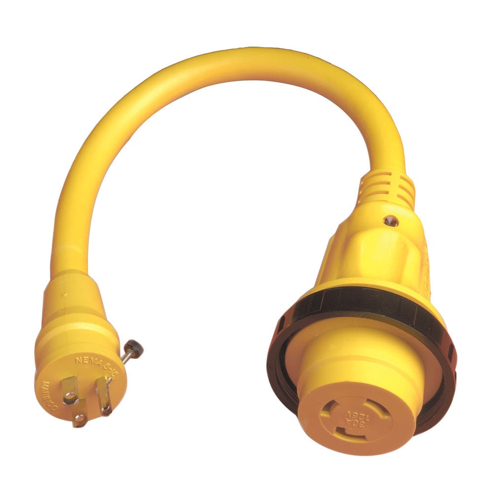 Marinco Pigtail Adapter Plus - 30A Female To 15A Male - Electrical | Shore Power,Boat Outfitting | Shore Power - Marinco