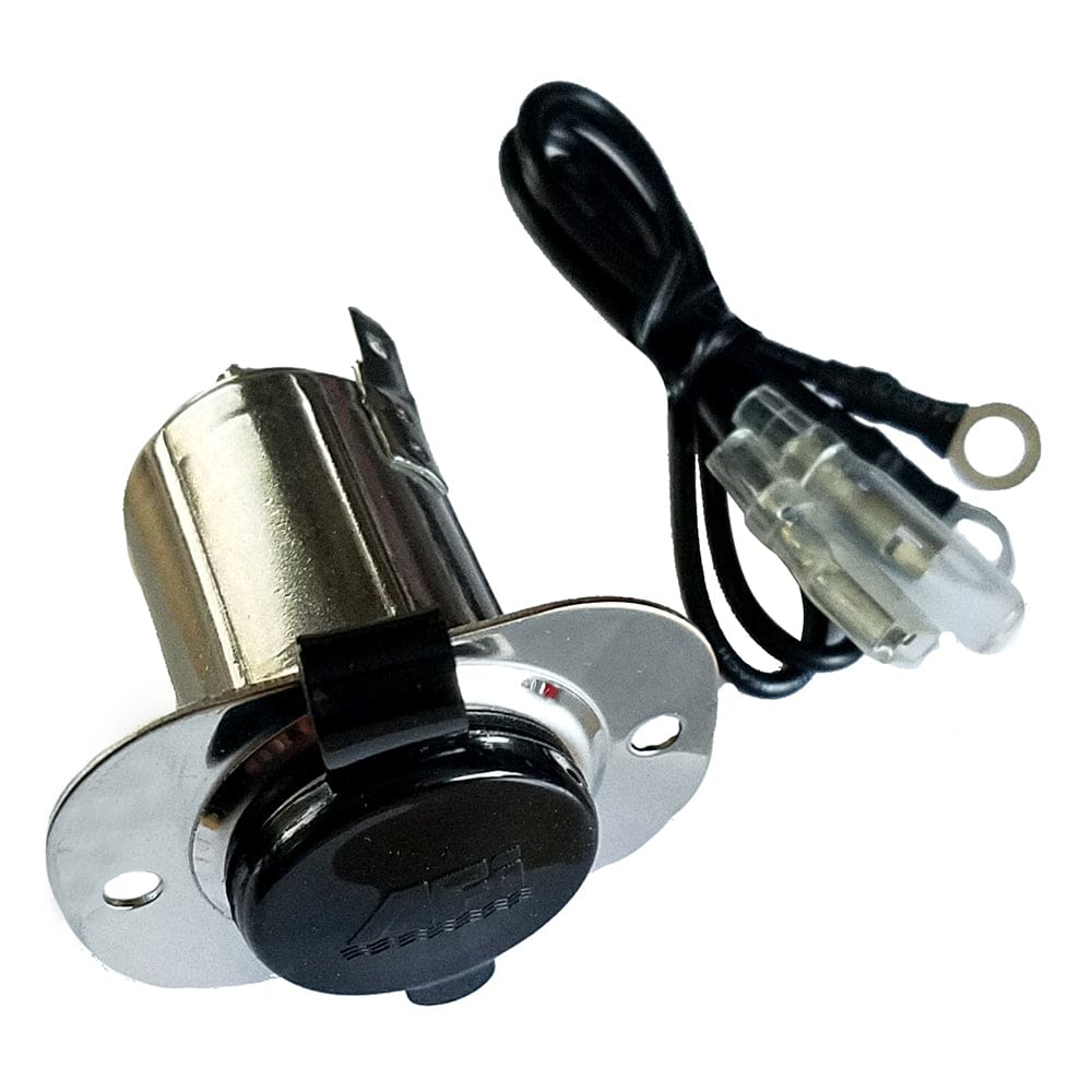 Marinco Stainless Steel 12V Receptacle w/ Cap - Electrical | Accessories - Marinco