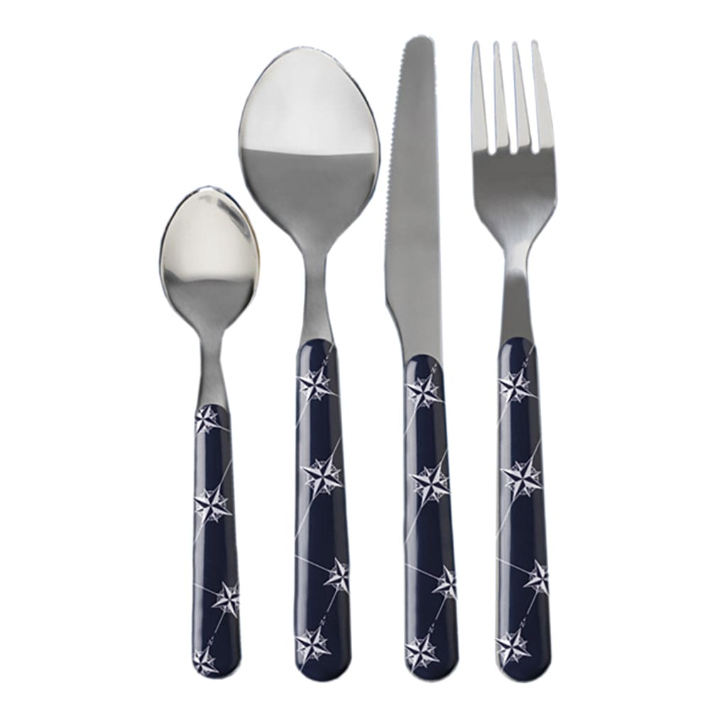 Marine Business Cutlery Stainless Steel Premium - NORTHWIND - Set of 24 - Boat Outfitting | Deck / Galley - Marine Business