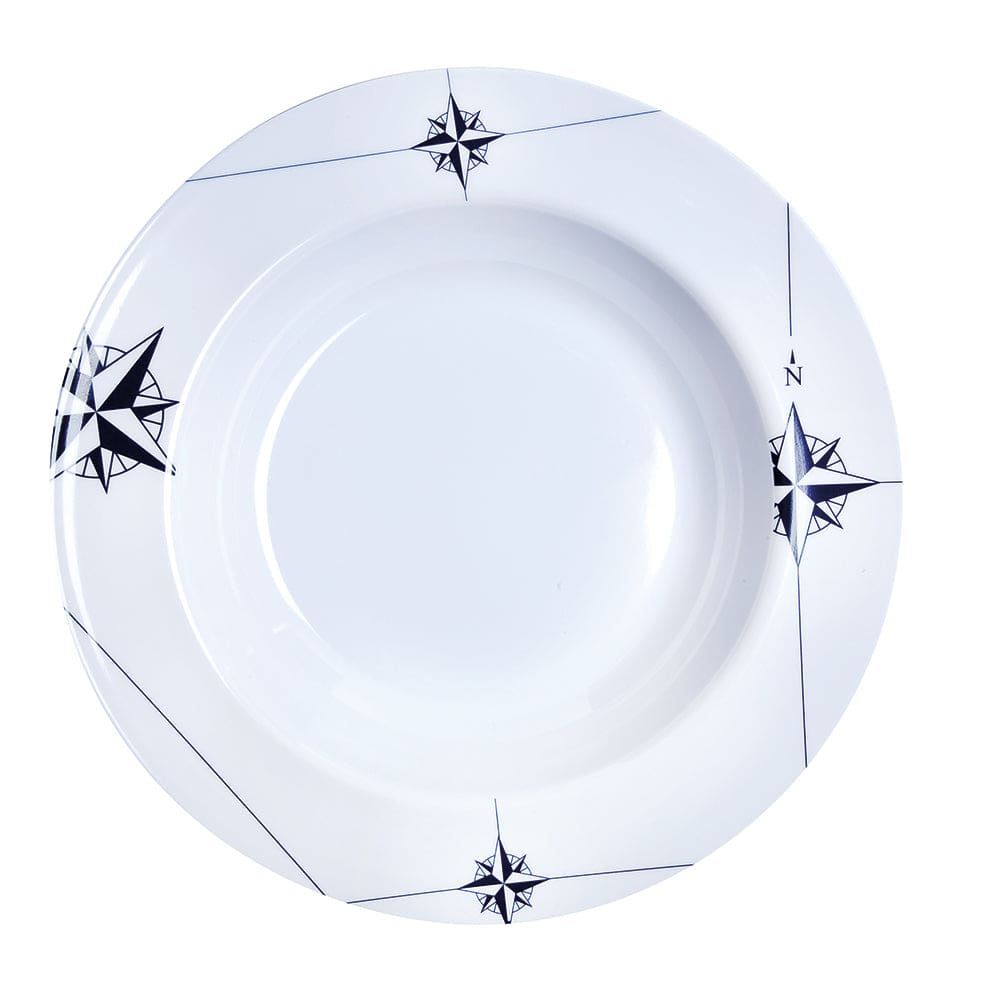 Marine Business Melamine Deep Round Soup Plate - NORTHWIND - 8.8 Set of 6 - Boat Outfitting | Deck / Galley - Marine Business